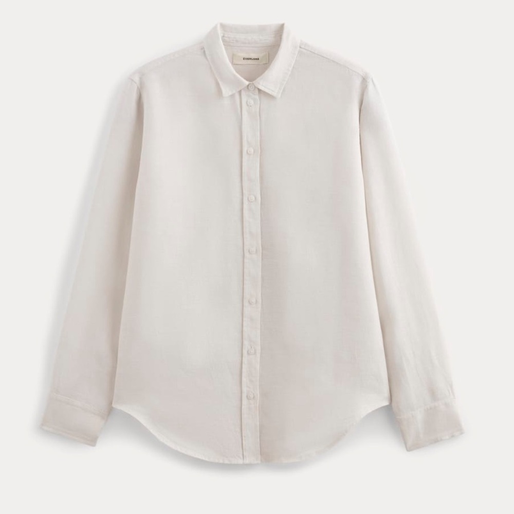 The Must-Have Linen Shirt – Natural Chambray